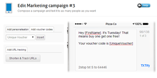 SMS campaign creation